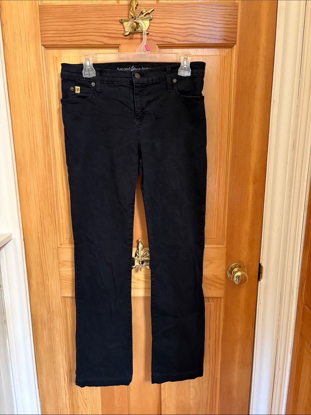 Black Straight-Leg Women's Jeans